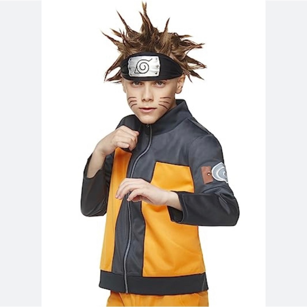 Kid’s Naruto Shippuden Anime Cosplay Track Jacket | Size XL
